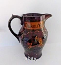 Very Rare Royal Doulton Kingsware Jug Duke Of York Excellent Condition