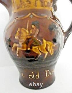 Very Rare Royal Doulton Kingsware Jug Duke Of York Excellent Condition