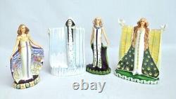 Very Rare Royal Doulton Les Saisons 4 Hand Made Hand Decorated Figures