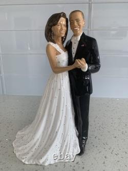 Very Rare Royal Doulton Ltd Ed President & Mrs Obama Inaugural Dance HN5482 Box