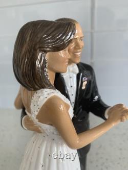 Very Rare Royal Doulton Ltd Ed President & Mrs Obama Inaugural Dance HN5482 Box