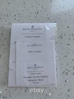 Very Rare Royal Doulton Ltd Ed President & Mrs Obama Inaugural Dance HN5482 Box