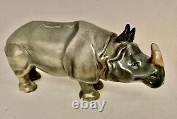 Very Rare Royal Doulton Rhinoceros Standing HN141