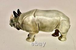 Very Rare Royal Doulton Rhinoceros Standing HN141