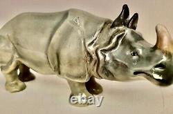 Very Rare Royal Doulton Rhinoceros Standing HN141