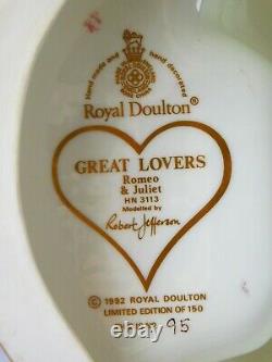 Very Rare Royal Doulton Romeo & Juliet Hn 3113 Ltd Edition Free Uk Postage