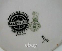 Very Rare Royal Doulton Seriesware Cup And Saucer Maori Art E4988 Perfect