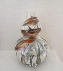 Very Rare Royal Doulton Seriesware Lustre Fish Vase Mackerel Excellent