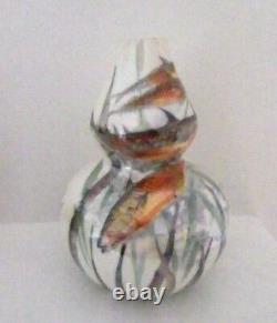 Very Rare Royal Doulton Seriesware Lustre Fish Vase Mackerel Excellent