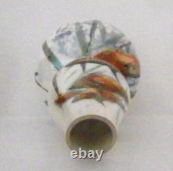 Very Rare Royal Doulton Seriesware Lustre Fish Vase Mackerel Excellent