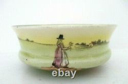 Very Rare Royal Doulton Seriesware Pedestal Sugar Bowl Welsh Ladies E3794