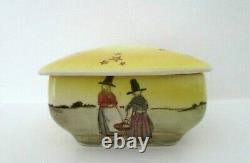 Very Rare Royal Doulton Seriesware Trinket Box Welsh Ladies D2717 Perfect