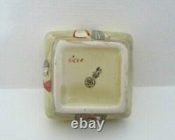 Very Rare Royal Doulton Seriesware Trinket Box Welsh Ladies D2717 Perfect