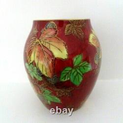 Very Rare Royal Doulton Seriesware Vase Blackberries D6081 Perfect