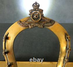 Very Rare Royal Horse Artillery Commemorative Desk Ink Stand