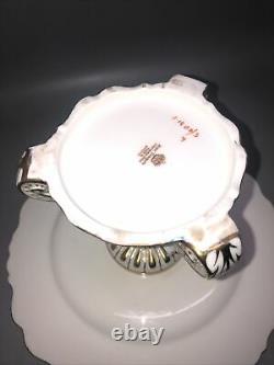Very Rare Royal Paragon Floral Spray Cake Stand Gilded Pattern F1500 (1930-1933)