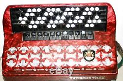 Very Rare Royal Standard 5 Row Button Accordion Germany B-System Bayan 120/87
