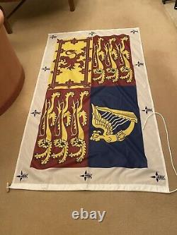 Very Rare Royal Standard Flag For Used By Those Without Their Own Standard