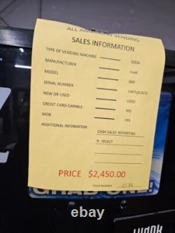 Very Rare Royal Vendors 660-9 Rockstar Energy Drink 9 Selection Cans And Bottles