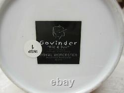 Very Rare Royal Worcester Govinder Bill & Ben Stylized Modern 12 Cat Vase
