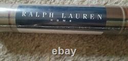 Very Rare Sealed Classic Ralph Lauren Imperial Beige Plaid Double Roll Wallpaper