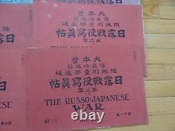 Very Rare Set Of 11 K. Ogawa The Russo-Japanese War Imperial Photography Books