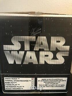Very Rare Star Wars Altmanns 1996 Imperial Stormtrooper And Darth Vader Helmets