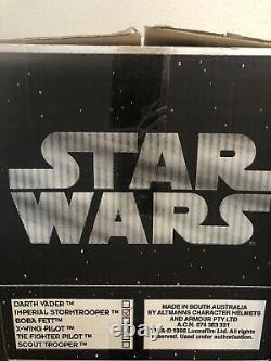 Very Rare Star Wars Altmanns 1996 Imperial Stormtrooper And Darth Vader Helmets