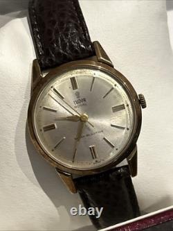 Very Rare Tudor Royal 9ct Gold Luxury Swiss Made Mechanical Mens Watch