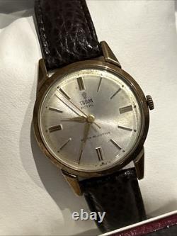 Very Rare Tudor Royal 9ct Gold Luxury Swiss Made Mechanical Mens Watch