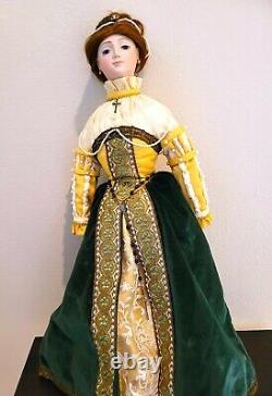 Very Rare Unused 1980s Handmade 22 Porcelain Doll The Royal Collection #12of#25