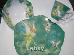 Very Rare Unused Royal Doulton Disney Fairies Tinkerbell Mug Bowl & Plate Set