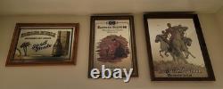 Very Rare VINTAGE Bar Mirror KAHANA ROYAL Macadamia Nut Liqueur from Hawaii