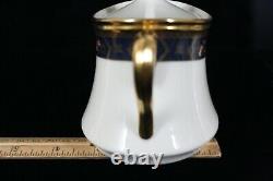 Very Rare! Vintage Lenox China Royal Peony Pattern Coffee Pot Cream & Sugar Set
