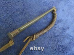 Very Rare Vintage Original Us Ww2 Knife Bayonet And Sheath Made By Imperial