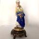 Very Rare Vintage Porcelain Canadian Made 10.5 Royal York Lamp Stand & Statue