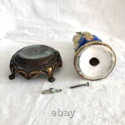 Very Rare Vintage Porcelain Canadian Made 10.5 Royal York Lamp Stand & Statue