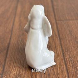 Very Rare Vintage Royal Copenhagen Blue Palmette Figurine Dog