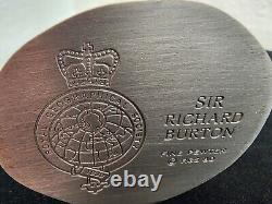 Very Rare Vintage Royal Geographic Society 12 Pewter Figurine Explorer Set NICE