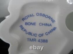 Very Rare Vintage Royal Osborne White Bone China Sitting Fox Tmr-4388