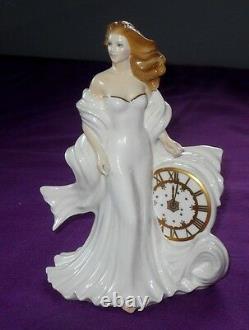 Very Rare Vintage Royal Worcester Porcelain Eternity Millennium Figurine