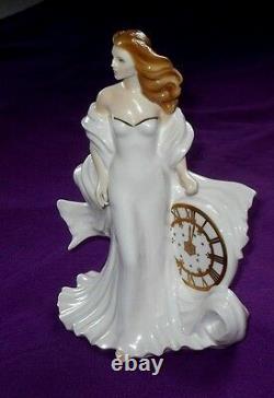 Very Rare Vintage Royal Worcester Porcelain Eternity Millennium Figurine