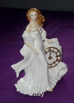 Very Rare Vintage Royal Worcester Porcelain Eternity Millennium Figurine