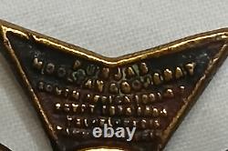 Very Rare Vintage WWII British The Kings Royal Rifle Corps Hat Badge
