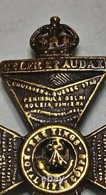 Very Rare Vintage WWII British The Kings Royal Rifle Corps Hat Badge