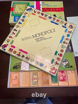 Very Rare Vtg Hanayama Royal Monopoly Trading Card Board Game Japan New In Box