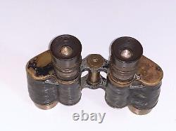 Very Rare WW1 British Army Royal Machine Gun Officer Binoculars (Named)