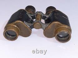 Very Rare WW1 British Army Royal Machine Gun Officer Binoculars (Named)