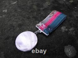 Very Rare WW1 / WW2 Tank Corps / Royal Tank Regiment Sterling Silver Medal 16