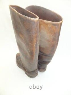 Very Rare! WW2 Imperial Japanese Army IJA Officer's Brown Long Boots